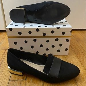 Aldo loafers with gold heel- Size 9